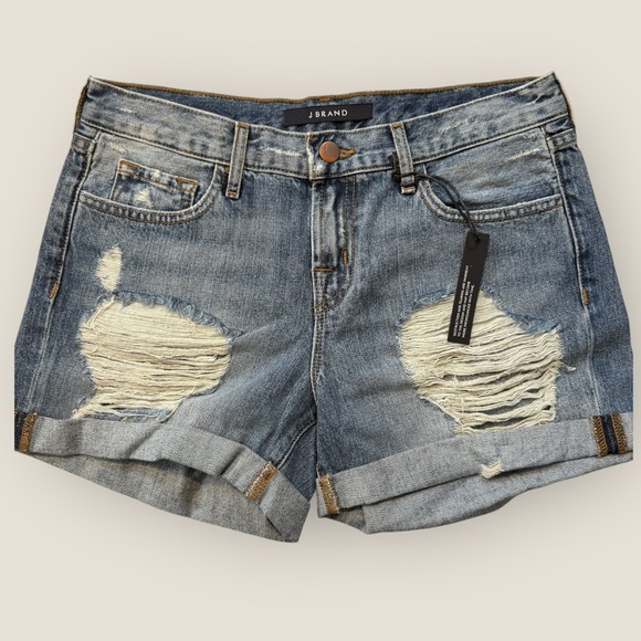 J Brand | Distressed Denim Shorts | Size 25 | NWT (Runs Big) - Picture 3 of 12